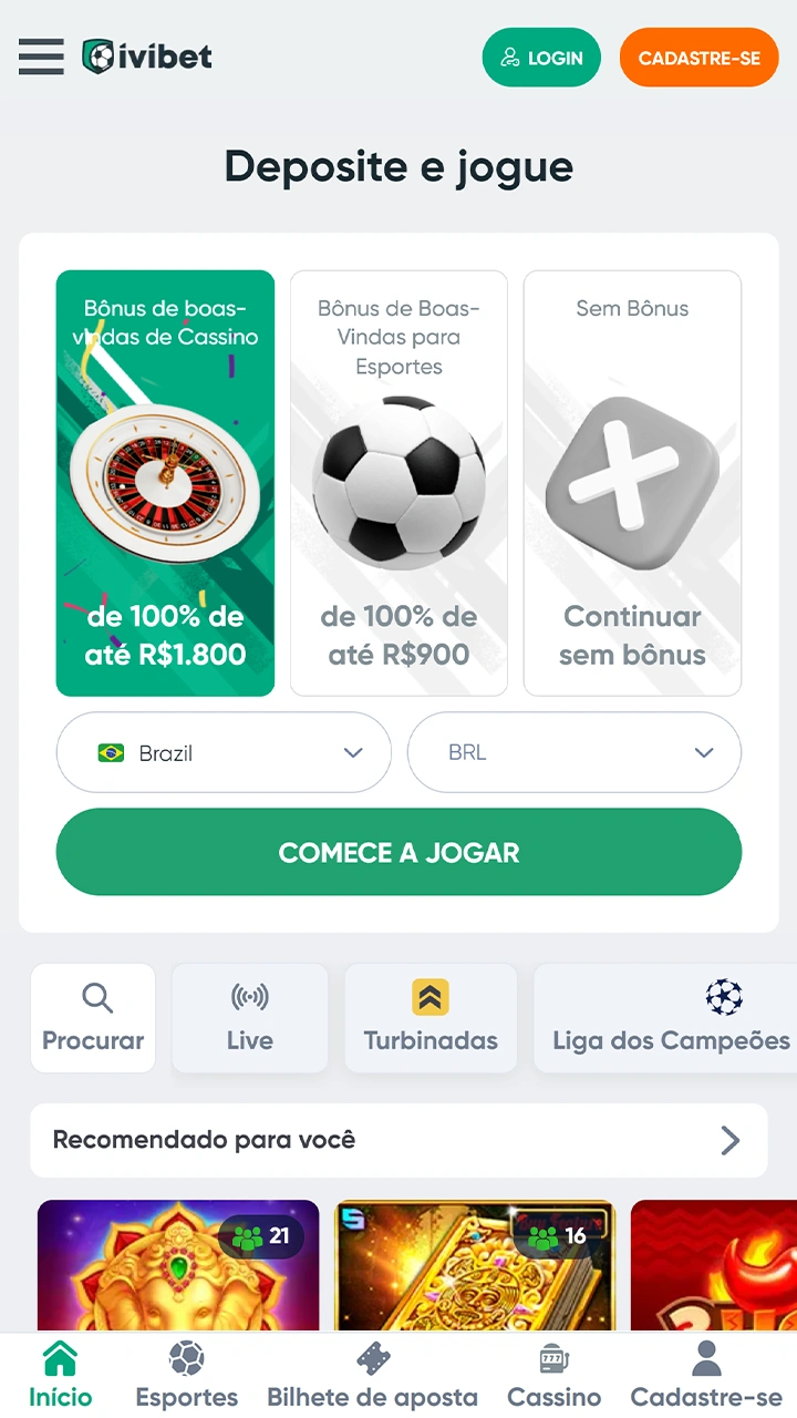 Jogar apostado online
